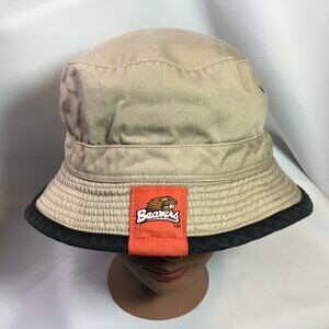 Nike Team OSU Oregon Beavers Bucket Hat - Black/Tan -Size Large